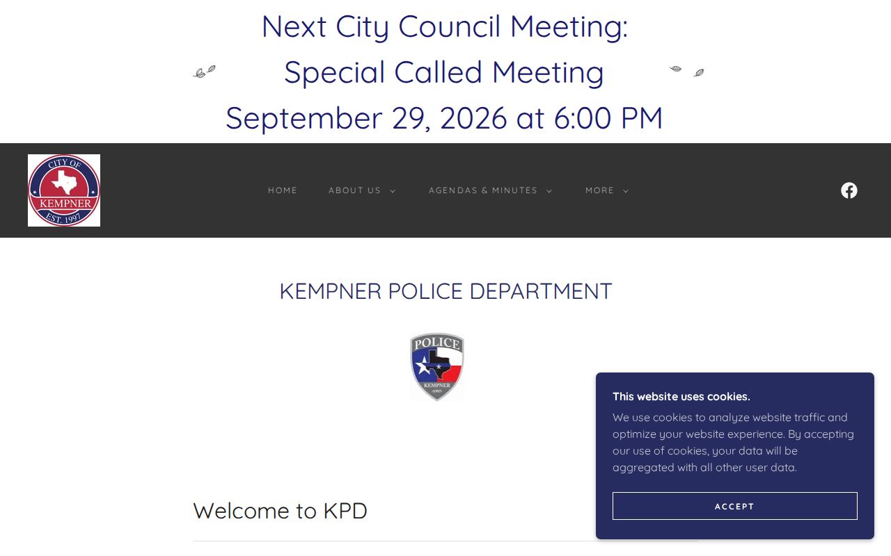 Kempner Police Department contact location
